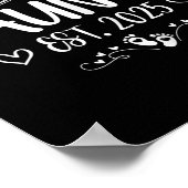 Womens First Time Aunt Est 2025 Soon To Be Mom Mot Poster (Hoek)