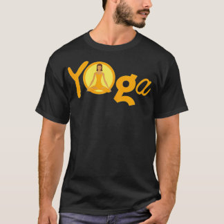 Womens Fitness en Yoga Meditation T-shirt
