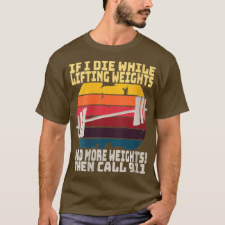Womens Fitness Instructor Gym Lifgewicht Retr T-shirt