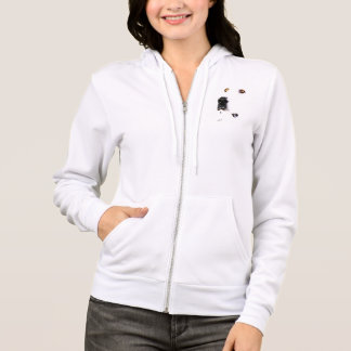 Womens fleece hoodie