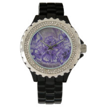 WOMEN'S FLORAL WATCH.