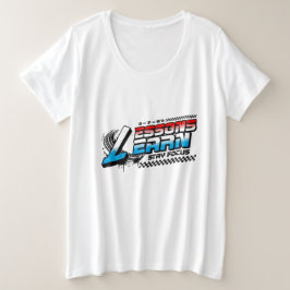 WOMEN'S FOCUS LESSONS LEARN PLUS SIZE TEE GROTE MAAT T-SHIRT