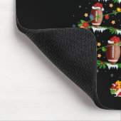 Womens Football Christmas Tree Lights Srts Player  Muismat (Hoek)