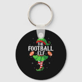 Womens Football Elf Christmas Girls Women Elf Squa Sleutelhanger (Voorkant)