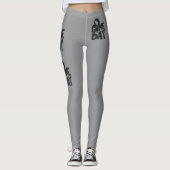 Women's Football Gameday Grey Leggings (Voorkant)