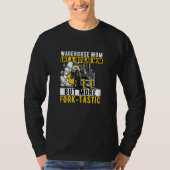 Womens Fork Tastic Mom Warehouse Forklift Operator T-shirt (Voorkant)