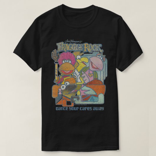 Womens Fraggle Rock Fraggle Abstract VNeck T-shirt (Design voorkant)