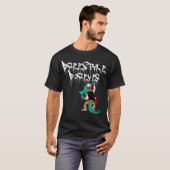 Womens Freestyle Forever Graffiti Gator 80s Muziek T-shirt (Voorkant volledig)