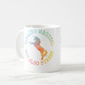 Womens Fun Gifts For Women Feeling Magical But Als Koffiemok (Voorkant links)