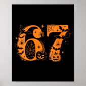 Womens Fun Six Seven 6 7 Meme Design Couples Hallo Poster (Voorkant)