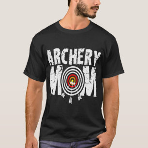Womens Funny Archery Mam Archery schutter Bow T-shirt