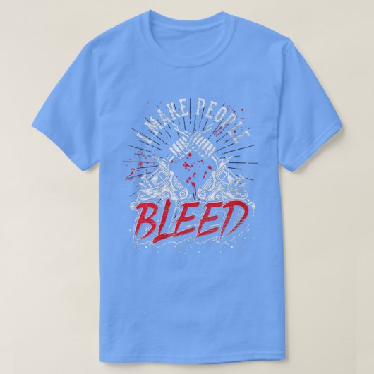 Womens Funny attooist Ink Pistool attoo Master Ink T-shirt (Design voorkant)