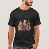 Womens Funny Boo Witch Sipders Pumpkins Happy Hall T-shirt (Voorkant)
