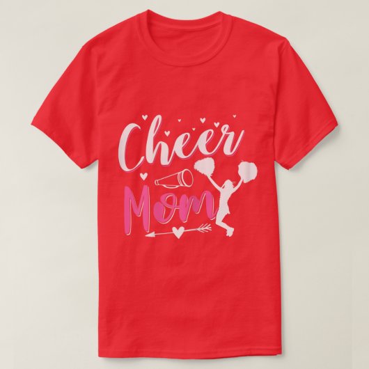 Womens Funny Cheerlead Mam - 2 T-shirt (Design voorkant)