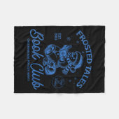 Womens Funny Christmas Snowman Frosted Tales Book  Fleece Deken (Voorkant (Horizontaal))