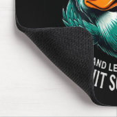 Womens Funny Duck Graphic Tees Men Women Teens Fun Muismat (Hoek)