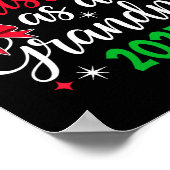 Womens Funny First Christmas As Grandpa 2025 Match Poster (Hoek)