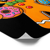 Womens Funny Gingerbread Six Seven 67 Ice Cream Ch Poster (Hoek)