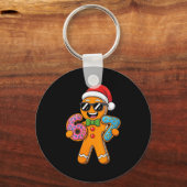 Womens Funny Gingerbread Six Seven 67 Ice Cream Ch Sleutelhanger (Voorkant)