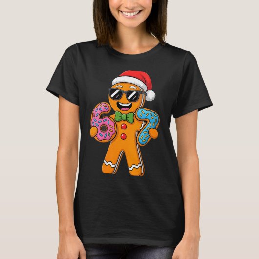 Womens Funny Gingerbread Six Seven 67 Ice Cream Ch T-shirt (Voorkant)