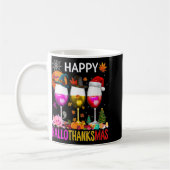 Womens Funny Halloween Thanksgiving Kerstmis Happ Koffiemok (Links)