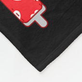 Women's Funny Hearts Bow Tie Suspenders Valentine' Fleece Deken (Hoek)