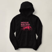 Womens Funny Horse Racing Derby Day Horses Lover O Hoodie (Design voorkant)