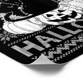 Womens Funny I Prefer Halloween Black Cat Ugly Chr Poster (Hoek)