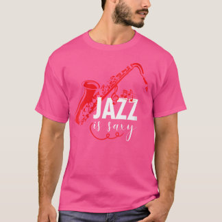 Womens Funny Jazz is een saxofoon-jazzmuzikant uit T-shirt