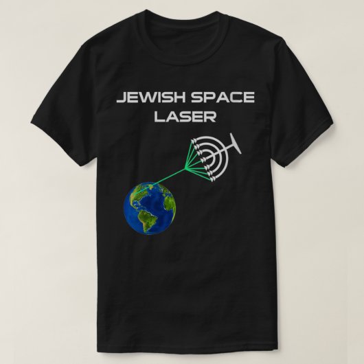 Womens Funny Jewish Space Laser Lazer T-shirt Cong (Design voorkant)