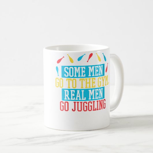 Womens Funny Juggling Design For Men Koffiemok (Voorkant rechts)