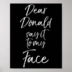 Womens Funny Kamala Harris Quote Schattige Beste D Poster