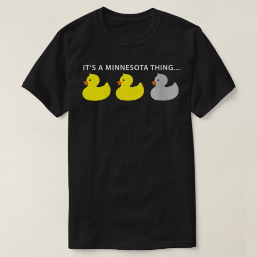 Womens Funny Minnesota Duck Duck Gray Duck VNeck T-shirt (Design voorkant)