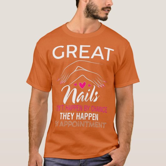 Womens Funny Nail Tech Shirt Great Nail Dont door (Voorkant)
