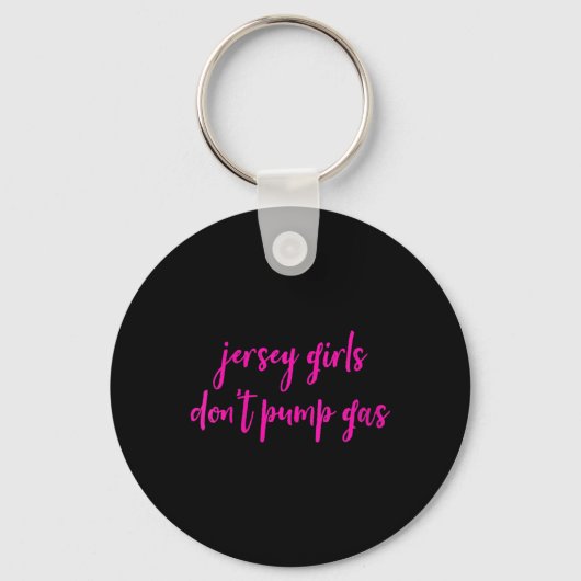 Womens Funny New Jersey Women, Jersey Girls Don't  Sleutelhanger (Voorkant)