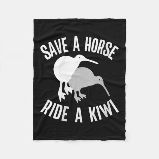 Womens Funny New Zealand Kiwi Meme Quote Save A Ho Fleece Deken (Voorkant)