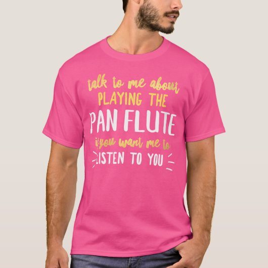 Womens Funny Pan Flute Shirt voor het spelen van m (Voorkant)