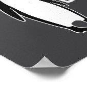 Womens Funny Penguin New Year Baka Life Anime Styl Poster (Hoek)