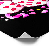 Women's Funny Preppy 67 Valentine Six Seven Dice 6 Poster (Hoek)