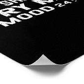 Womens Funny Quote Graphic Thou Shalt Not Try Me,  Poster (Hoek)