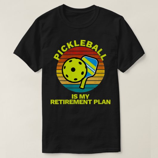 Womens Funny Retirement Pickleball Apparel Pickle T-shirt (Design voorkant)