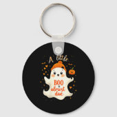 Womens Funny Soky Pregnancy A Little Boo Is Almost Sleutelhanger (Voorkant)