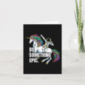 Womens Funny Spacecore Motivational Graphic, Do So Kaart (Voorkant)