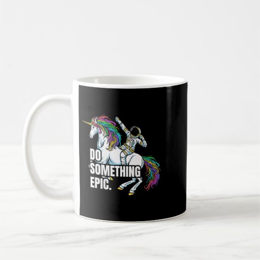 Womens Funny Spacecore Motivational Graphic, Do So Koffiemok (Links)