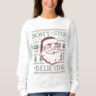 Womens Funny Ugly Santa KerstSweater Trui
