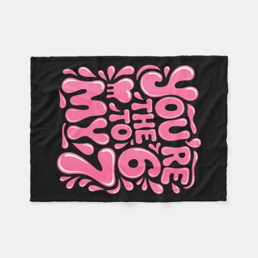 Women's Funny Valentines Day 67 Meme Couples You'r Fleece Deken (Voorkant (Horizontaal))