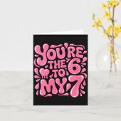 Women's Funny Valentines Day 67 Meme Couples You'r Kaart (Gele Bloem)