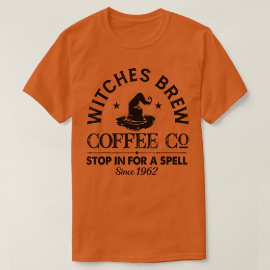 Womens Funny Witch Pet Witches Brew Coffee Hwe T-shirt (Design voorkant)