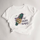 Womens Funny Witchy T-Shirt Go Smudge Yourself
