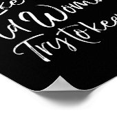 Womens Funny Workout Quote For Women Motivational  Poster (Hoek)